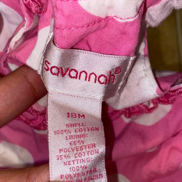 PINK POCKA DOT DRESS - Picture 4 of 4